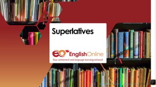 Superlatives
1
https://pixabay.com/photos/books-bookstore-book-reading-shop-1204038/ shared under CC0
 