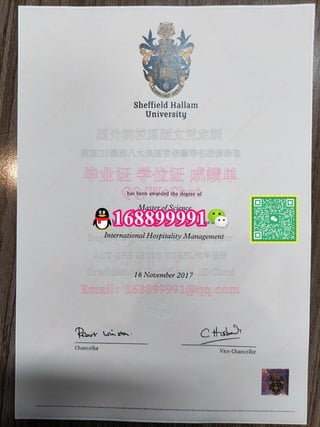 Sheffield Hallam University degree offer diploma Transcript | PDF