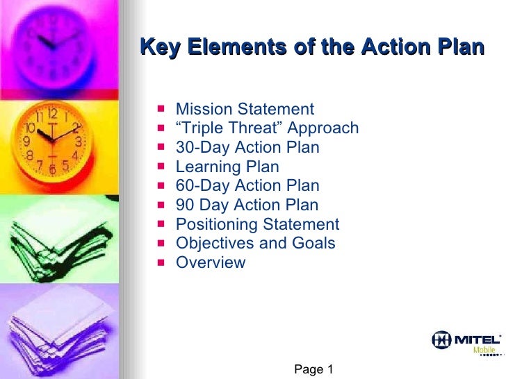 90 day action plan