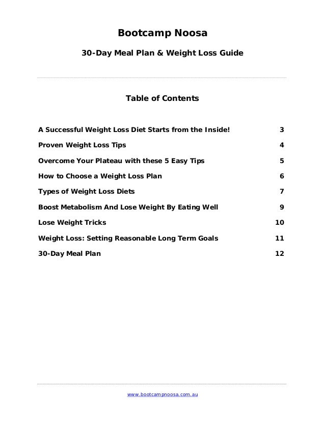 30 day meal plan for weigh loss 30 day meal plan