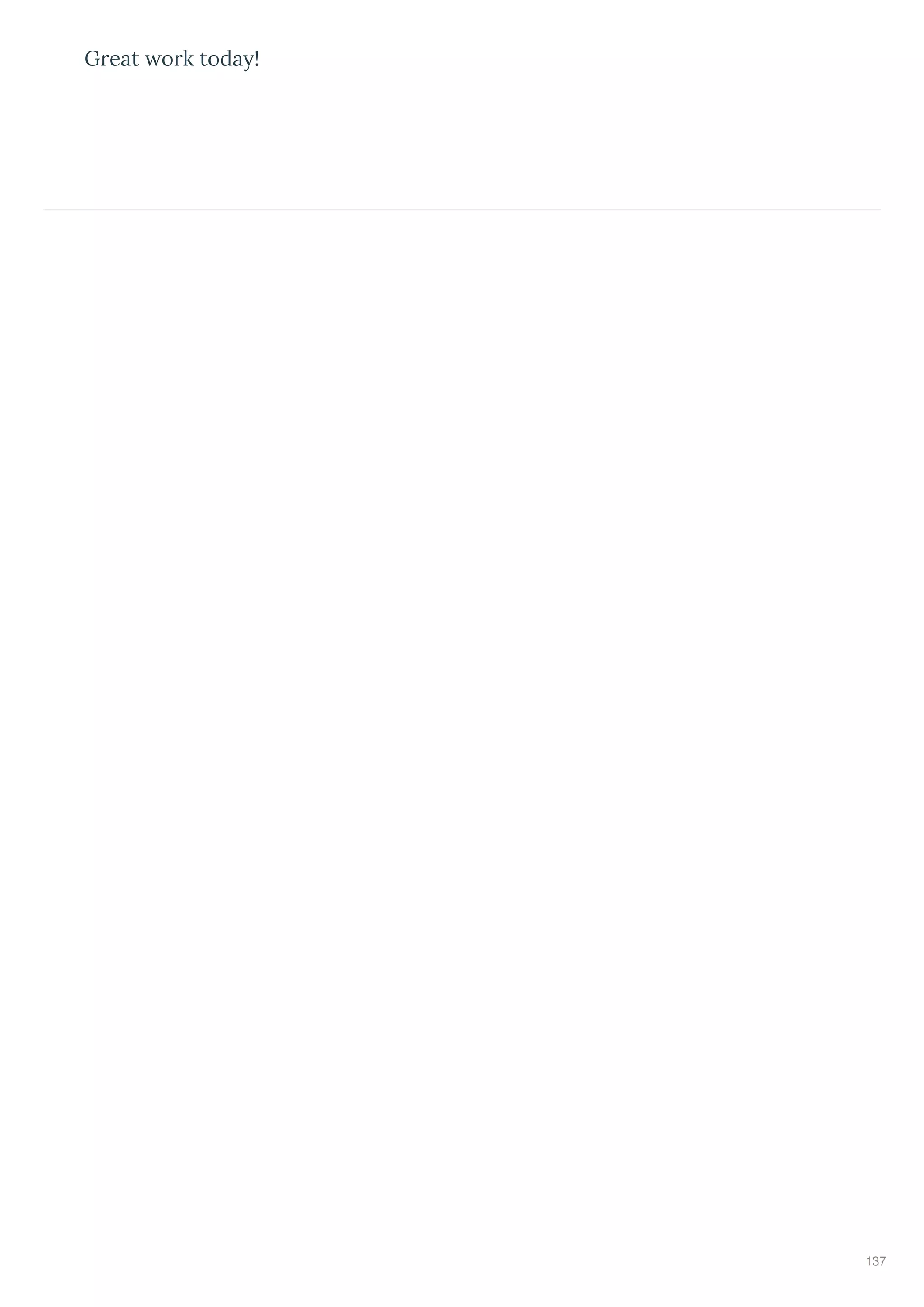 G eat o k toda !
137
 