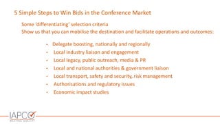 58th ICCA Congress | Every bid has a story Slide 22