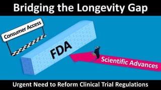 Bridging the Longevity Gap
Urgent Need to Reform Clinical Trial Regulations
 