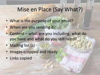 30-Minute Email Recipes | PPTX
