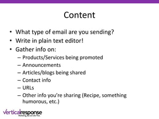 30-Minute Email Recipes | PPTX