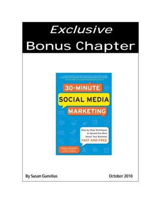Exclusive
Bonus Chapter




By Susan Gunelius   October 2010
 