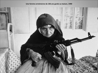 Une femme arménienne de 106 ans garde sa maison, 1990
 