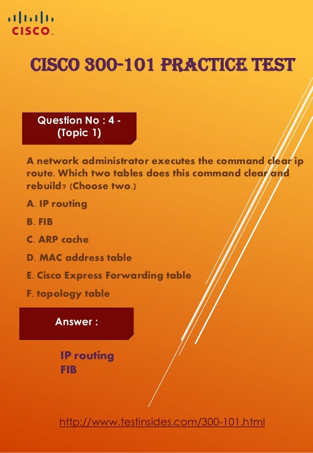 ccnp route 300 101 dumps free vce pdf