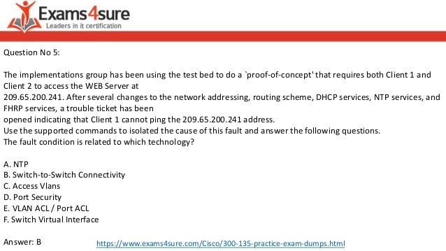 300-815 Tests
