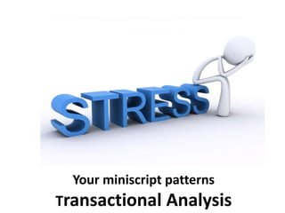 Your miniscript patterns
Transactional Analysis
 