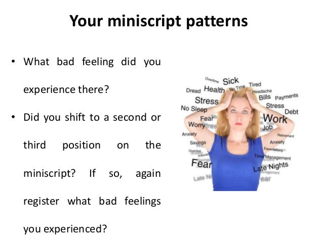 Your Miniscript Patterns Transactional Analysis Manu Melwin Joy