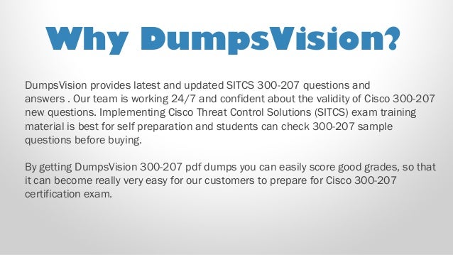 Cisco Best Practice Material For 300-207 Exam Q/&A PDF+SIM