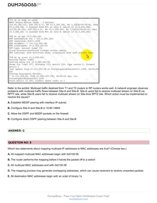 300-510 Dumps Free Updated Exam Questions and Answers | PDF