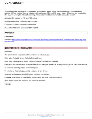 300-510 Dumps Free Updated Exam Questions and Answers | PDF