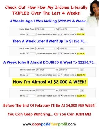 How My Income Literally TRIPLED To Almost $3000 PER WEEK In The Last 30 Days! 