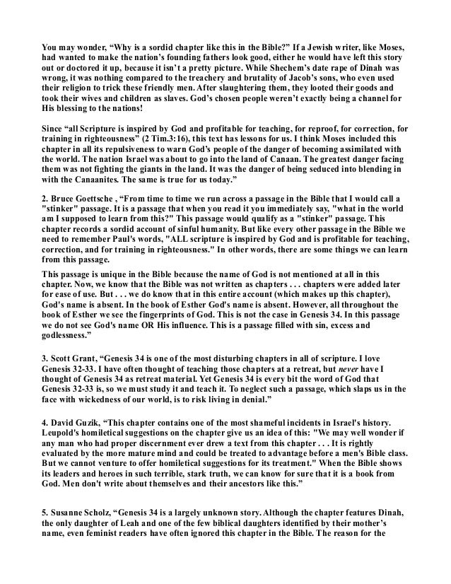30009294 genesis 34 commentary 