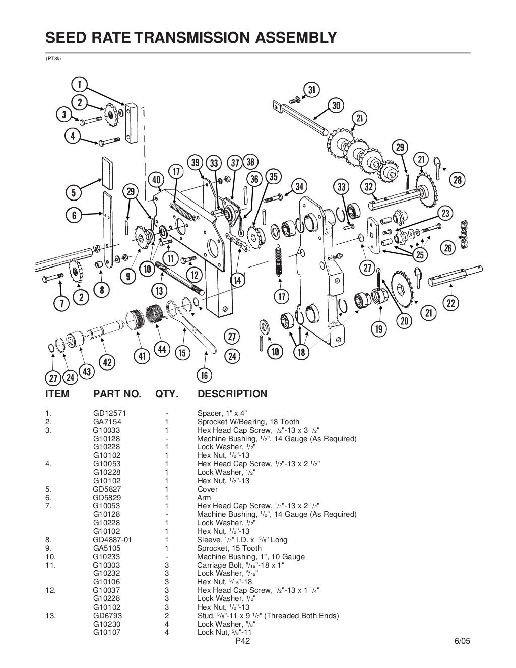 Kinze 3000 parts catalog
