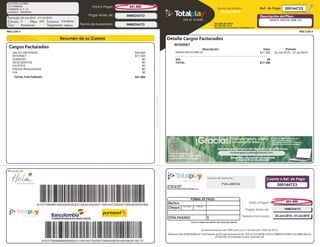 22-Jun-201522-Jun-2015
22-Jun-2015 - 21-Jul-2015
2 JUN FVA-499744
Residencial Masivo
300144723
$51.900
INMEDIATO
INMEDIATO
BANDA ANCHA 2MB CD
300144723FVA-499744
LUZ STELLA NIÑO
CC 37696049
CARRERA 2, 3, 12
Landázuri - Santander
$51.900
INMEDIATO
22-Jun-2015 - 21-Jul-2015
JLmMR;w5Q;yNRcIN;LEspWKpcYqceespWKpfIvc4VfpfAxV54K9d;sGJ8fIvcITCpxKpgwSuJLmMR;w5Q;yNRcIN;LEspWKpcYqceespWKpfIvc4VfpfAxV54K9d;sGJ8fIvcITCpxKpgwSu(415)7709998019652(8020)002213(8020)0000001130014472352067(3900)0000051900
JLmMR;w5Q;yNRTms:4espWHTfaVbqdzXSIrQIjkA6cqVKpRIUcIWuuaIrxIpC8V:pMHJLmMR;w5Q;yNRTms:4espWHTfaVbqdzXSIrQIjkA6cqVKpRIUcIWuuaIrxIpC8V:pMH(415)7709998828568(8020)1130014472352067(3900)0000051900(96)20150710
INTERNET
Descripción Valor Periodo
BANDA ANCHA 2MB CD $17.300 22-Jun-2015 - 21-Jul-2015
- - - - - - - - - - - - - - - - - - - - - - - - - - - - - - - - - - - - - - - - - - - - - - -
IVA $0
TOTAL $17.300
SALDO ANTERIOR $34.600
INTERNET $17.300
SUBSIDIO $0
DESCUENTOS $0
AJUSTES $0
PAGOS REALIZADOS $0
IVA $0
TOTAL FACTURADO $51.900
CORRESPONSALES BANCARIOS
ninobarajasluzstella@hotmail.com
Resolución DIAN 320001090682 del 12 de Diciembre de 2013 para facturación del No. FVA-1 al FVA-300000 AZTECA COMUNICACIONES COLOMBIA SAS con
NIT 900-548-102-0 Actividad ICA 6422 Tarifa 9.66 x Mil
 