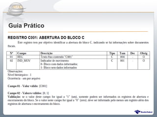 Do Sintegra ao SPEDFiscal
Guia Prático
 