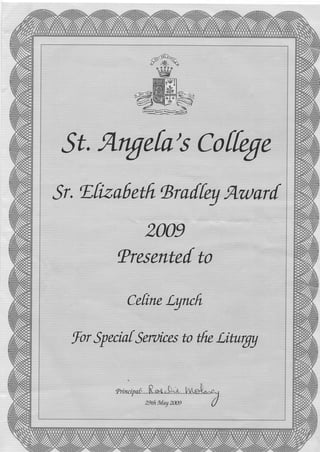 Liturgy Award 2009