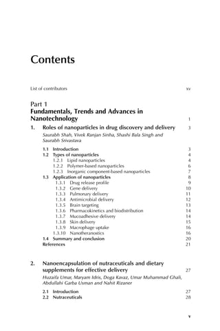 Applications of Nanotechnology in Drug Discovery and Delivery ...