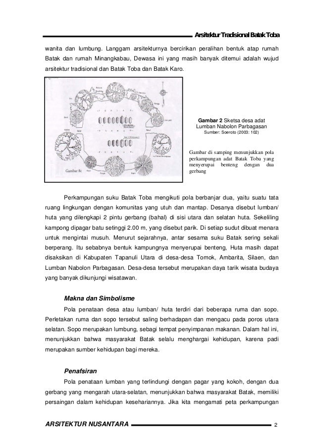 Sketsa Gambar Rumah Adat Batak Toba - Rumah Adat Indonesia