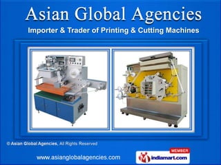 Importer & Trader of Printing & Cutting Machines
 