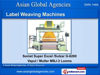 Printing Machines by Asian Global Agencies New Delhi