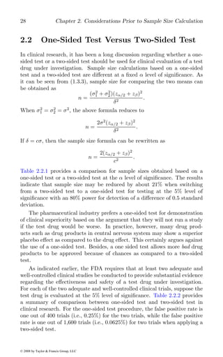 Sample size calculations in clinical research Second Edition Shein ...
