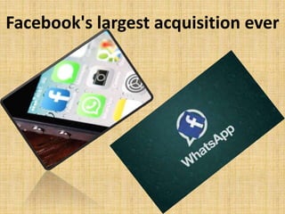 Facebook's largest acquisition ever
 