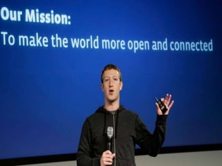 MARK ZUCKERBERG presentation