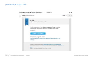 DISEÑO DE NEGOCIOS DIGITALES  SESIÓN 13 © 2019 ISIL. Todos los derechos reservados
/ PERMISSION MARKETING
 