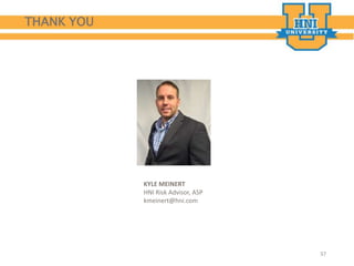 THANK YOU
37
KYLE MEINERT
HNI Risk Advisor, ASP
kmeinert@hni.com
 