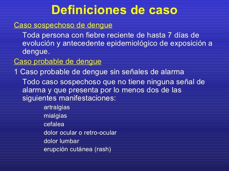 Prevención y control del dengue - CICATSALUD