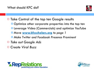 Reputation Management - KFC | PPT