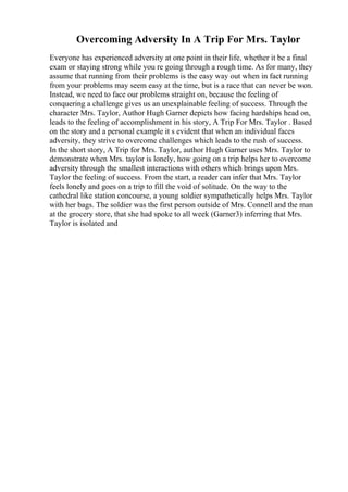 300 Word Essay Example | PDF