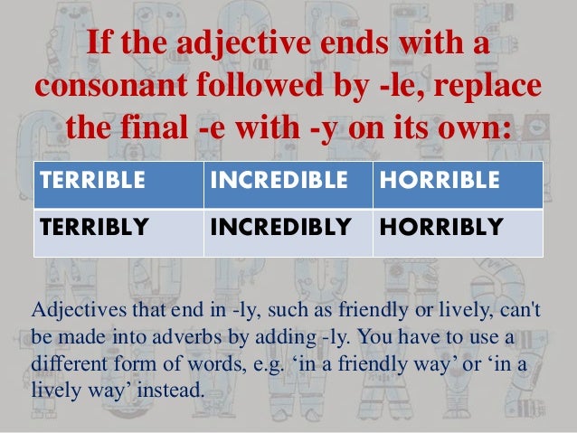 Letter Words That End With Ily Letter Words That End With Ily