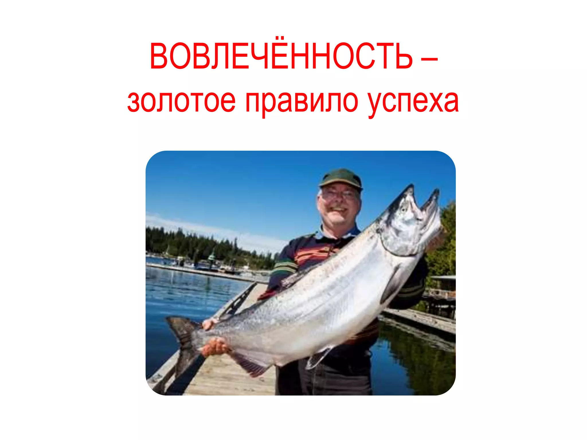 ВОВЛЕЧЁННОСТЬ –
золотое правило успеха
 