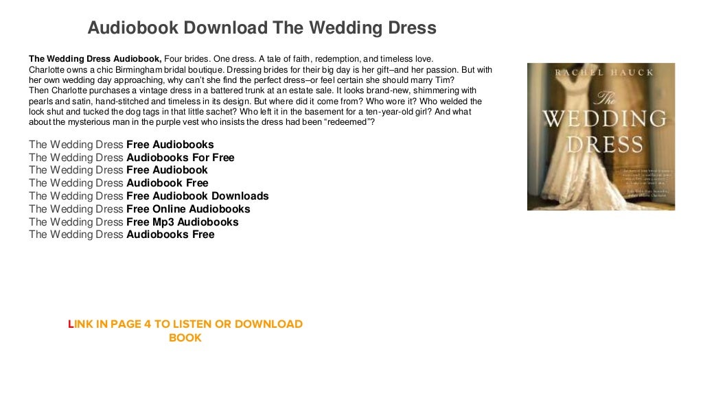 Audiobook free Mp3 Streaming The Wedding Dress