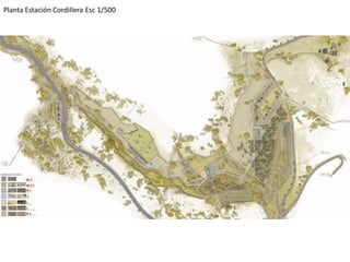 Planta Estación Cordillera Esc 1/500