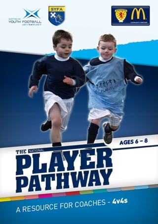 COMMUNITY PARTNER      COMMUNITY PARTNER


COMPOSITE LOGO




                          STRAPLINE




LOGO MARK




                                                          Ages 6 - 8
                    NATIONAL




                                             v4s
                             for Coaches - 4
                 A Re source
 