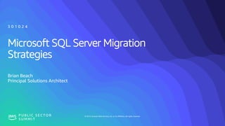 Microsoft SQL Server Migration Strategies