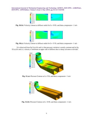 EFFECT OF DIFFUSER LENGTH ON PERFORMANCE CHARACTERISTICS OF ELBOW DRAFT ...