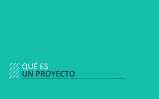 GESTIÓN DE PROYECTOS • SESIÓN 01 © ISIL. Todos los derechos reservados
QUÉ ES
UN PROYECTO
 