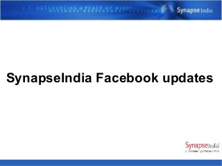 SynapseIndia Facebook updates
 