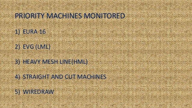 CONDITION BASED MONITORING PRESENTATION