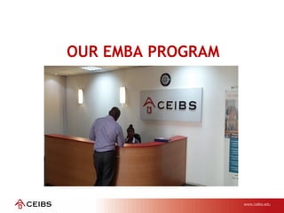 OUR EMBA PROGRAM
 
