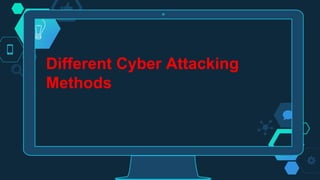 Different Cyber Attacking
Methods
 