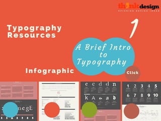 Typography
Resources 1A Brief Intro
to
Typography
Click
 