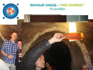 ВИННЫЙ ЗАВОД – “WELTEVREDE”
16 октября
 